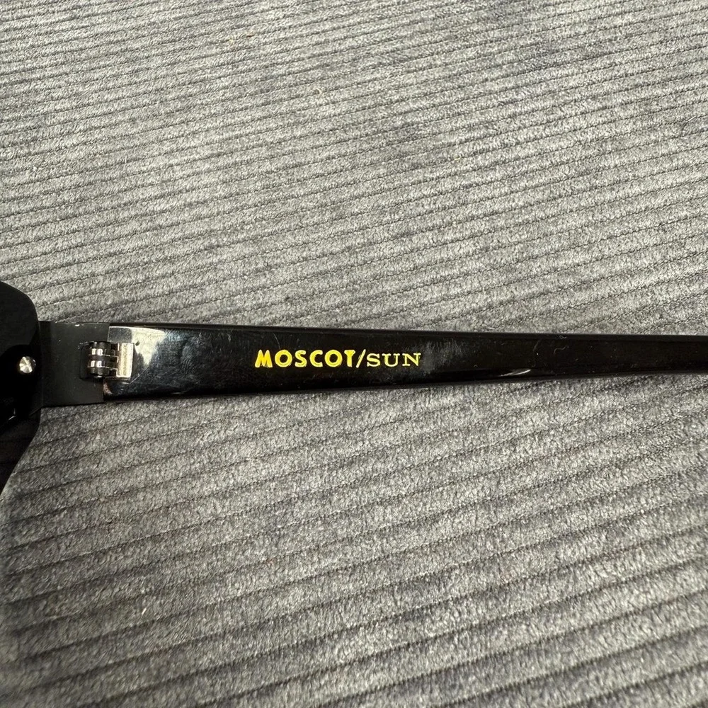 Moscot Sun Victoria Sunglasses Black Cat Eye Frames 55-16-145 NYC Est 1915 Y2K